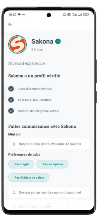 Consulter les profils